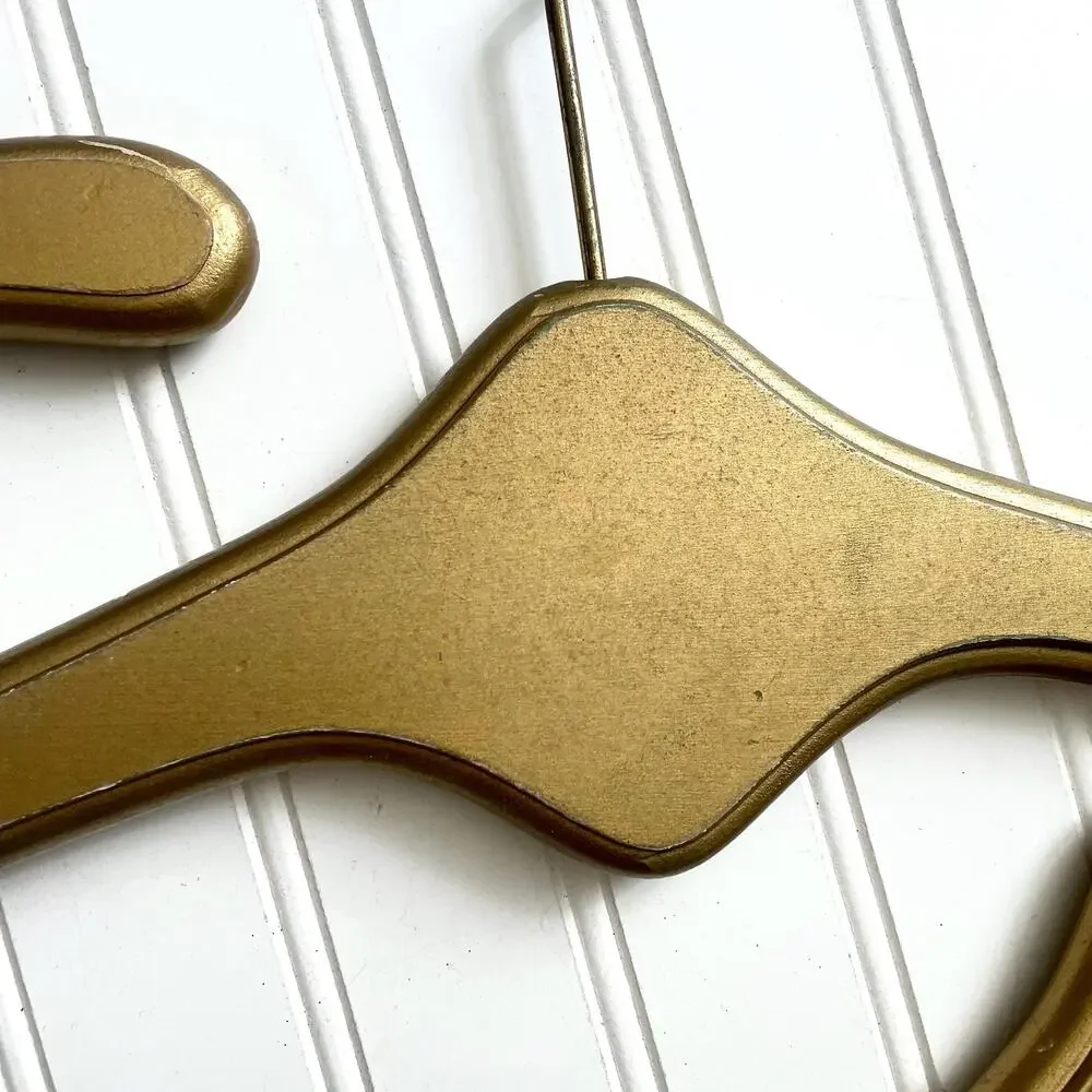 Vintage Wood Hanger Florentine Hollywood Regency Gold Wedding Dress Prop CHOICE
